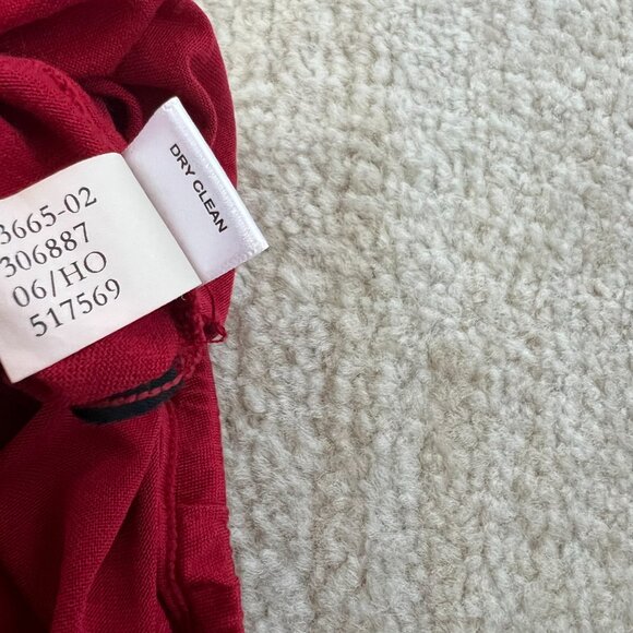 Vintage Y2K 2006 Banana Republic Red Silk Halter Knit Blouse Top S - Picture 11 of 11